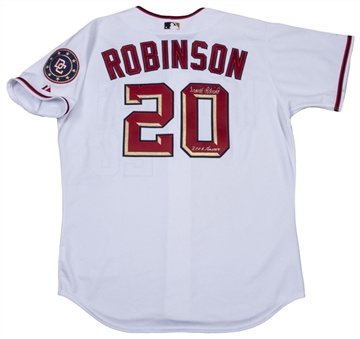 2006 Frank Robinson Game Used and Signed Washington Nationals Home Jersey (Beckett) 